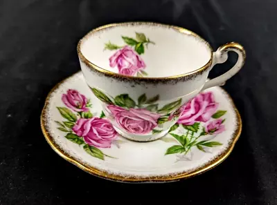 Buy Royal Standard Fine Bone China England, Orleans Rose Cup And Saucer • 14.38£