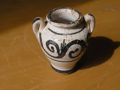 Buy Vintage Miniature Kreta Crete Minoan Greek Stressed Pottery Classic Slip Painted • 43.33£