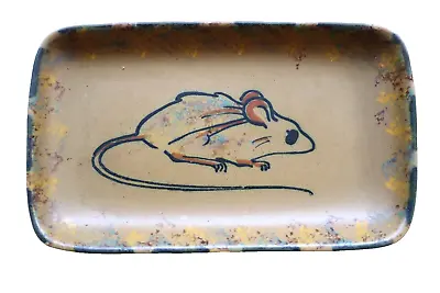 Buy Honiton Pottery Mouse Dish, Hand Painted. About 20cm X 11.5cm • 22.49£
