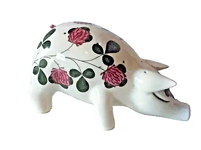 Buy Vintage Wemyss Bovey Plichta Large Standing Pig With Flowering Clover Design • 395£