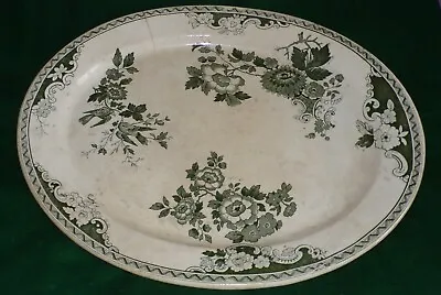 Buy Antique Irish Belleek 1st Period (1863-1891) Large Earthenware Pottery Charger • 79£