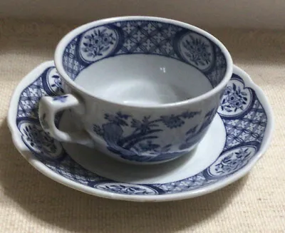 Buy Furnivals Old Chelsea Tea Cups And Saucers Pottery VINTAGE Asian Birds  England • 9.46£