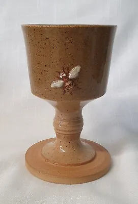 Buy Vintage Handmade Bee Studio Pottery Goblet • 15£