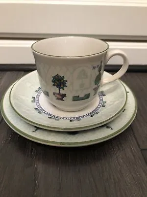 Buy Staffordshire Tableware TOPIARY Cup, Saucer And Tea Plate Set. Made In England • 10£