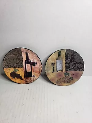 Buy Tuscan Accent Decorative Plates 4.6” Set Of 2 Decorative Plates Or Wall Hanging  • 9.95£