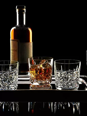 Buy Waterford Crystal Lismore Tumbler Whisky Glass Straight Flat Bottom Immaculate • 26.49£