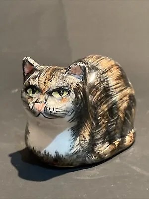 Buy Babbacombe Pottery Cat Crouching Position Ceramic Figure • 11.99£