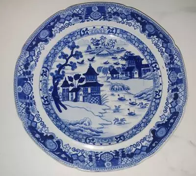 Buy Scarce Antique Ashworth's 'India'  Blue And White Iron Stone China Soup Bowl • 20.99£