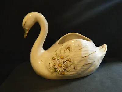 Buy Vintage Porcelain Swan Shaped Planter , Kernewek Cornwall  Potteries B9 • 4.99£