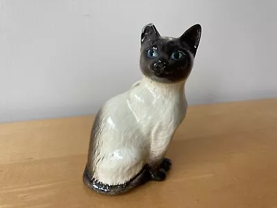 Buy Vintage Beswick Figurine Gloss Siamese Cat  ( 1887) • 4.99£
