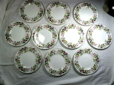 Buy Wedgwood Hathaway Rose Ten Side Plates • 28£