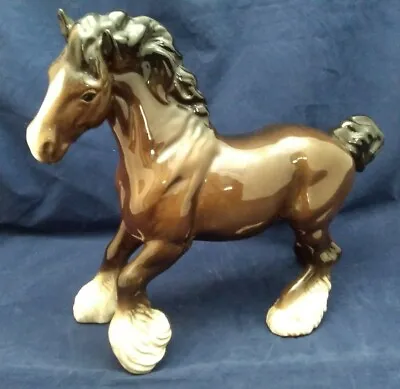 Buy Vintage Beswick Cantering Shire Horse • 38£