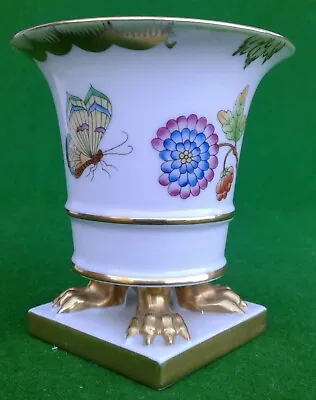 Buy Herend Claw Footed “butterflies” Urn. • 99.99£