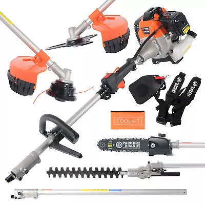 Buy 52cc Petrol Multi Function 5 In 1 Garden Tool - Brush Cutter, Grass Trimmer, Cha • 159.49£