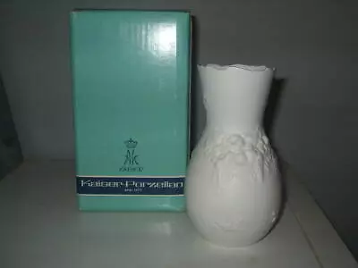 Buy Vintage White KAISER Porcelain VASE No.1350 Flower Pattern 7  SIGNED M Frey +BOX • 7.50£