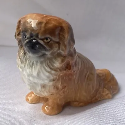 Buy Vintage Ceramic Pekingese Dog Branksome Pottery Figurine • 10£