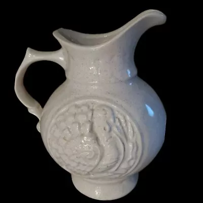 Buy Vintage McCoy Pottery Embossed Turkey Thanksgiving Water Pitcher Holiday Retro • 23.62£