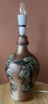 Buy Benjamin Eeles Wood Fired Stoneware Table Lamp 34cm • 75£