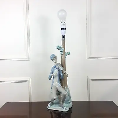 Buy Lladro Nao Figurine 4634 Lamp Boy With Violin (Damaged) - 7065 L/N • 199£