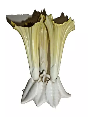 Buy Rare Graingers Royal Worcester Porcelain Triple Bud Vase - Trumpet Flower • 19.99£