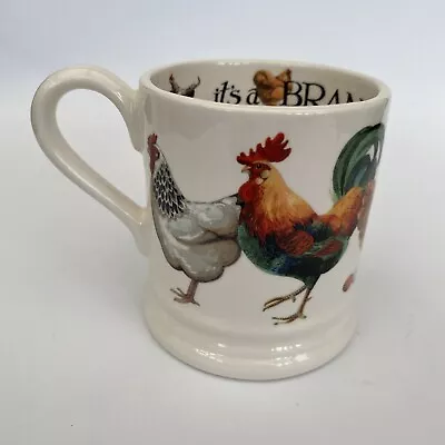 Buy Emma Bridgewater Pottery Rise & Shine 1/2 Pint Mug New Day Chickens Hens • 40£