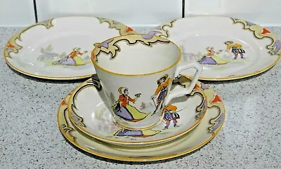 Buy Tamsware / Tams  Cavalier  Art Deco Trio Cup Saucer & Side Plate + 2 More Side P • 25£