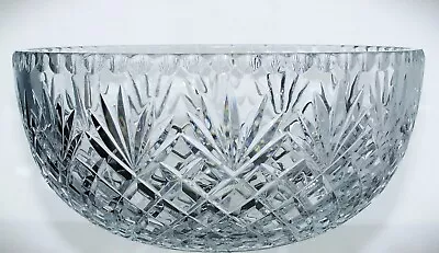 Buy Stunning EDINBURGH Lead Crystal TWEED Cut Glass Decorative Centrepiece Bowl 23cm • 30£