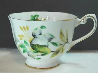 Buy Vintage Royal Standard Tea Coffee Cup Green And Yellow Flowers Fine Bone China • 11.44£