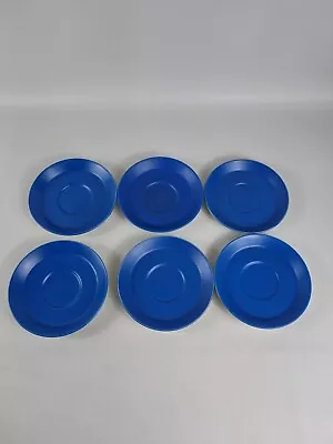 Buy 6 X Midwinter Blue Saucer Plates 5.5   England • 14.90£