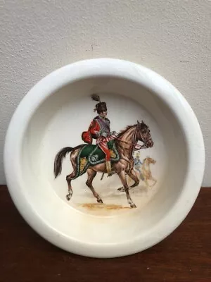 Buy Vintage Cavalry Soldier Design Ceramic Pin Dish Ashtray By Carlton Ware England  • 25£