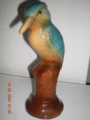 Buy Vintage Kingfisher Bird Ceramic Figurine Statue Ornament 9.5 INCHES Tall • 19£
