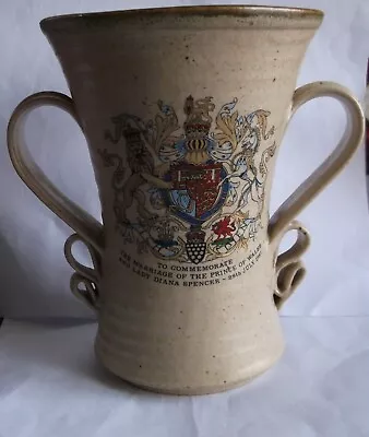 Buy Vintage Limited Ed Normanby Park Pottery 1981 Royal Wedding Commemorative Vase • 20£