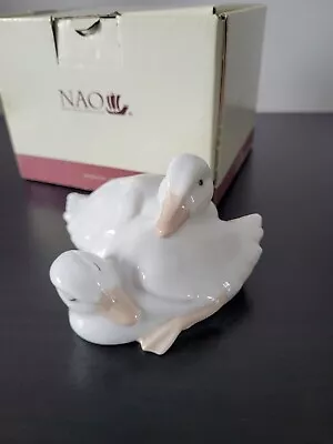 Buy New In Box Lladro Nao Two Ducks Figurine White Small Ornament Porcelain  • 12£