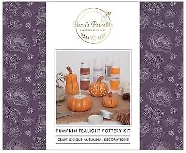 Buy Bee & Bumble Pumpkin Tealight Pottery Kit • 27£