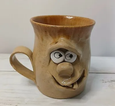 Buy Pretty Ugly Pottery Ugly Face Studio Pottery Mug Vintage • 4.99£