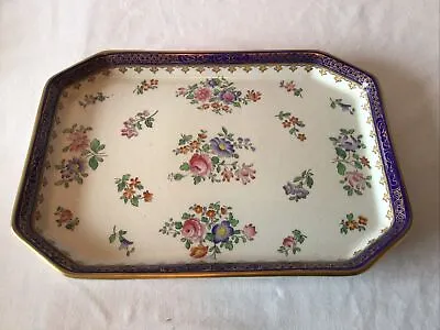 Buy Dressing Table Plate Floral Pattern  English China Copeland • 6£