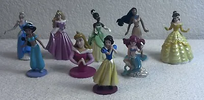 Buy Disney Princess Figurines Cake Topper Figures Lot Of 9 PVC • 16.88£