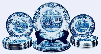 Buy Johnson Brothers COACHING SCENES Regency Ironstone Blue Dinnerware CHOICE • 3.99£