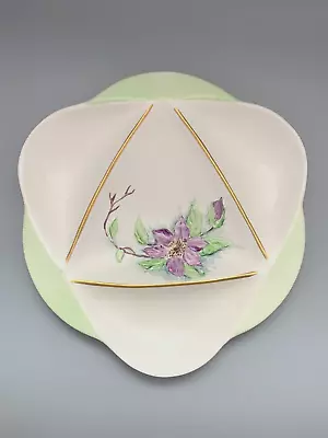 Buy Royal Winton Grimwades  Floral  FOUR Section Divided Dish / Plate 30cm: Gilding • 15£