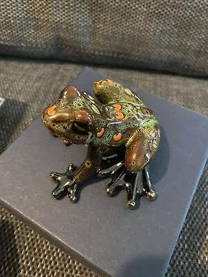 Buy Old Tupton Ware Hand Painted Green Frog Ceramic Figurine Ornament New Boxed • 49.99£