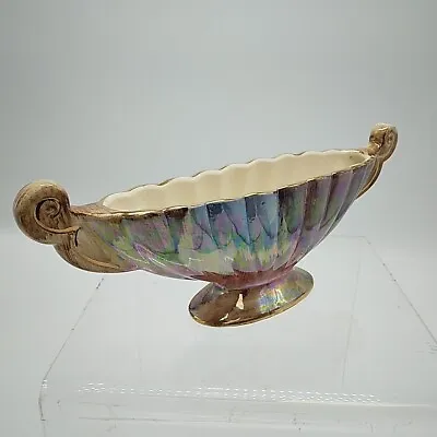 Buy Vintage Oldcourt Lustreware Grecian Style Gondola Shaped Ceramic Dish Bowl 10.5  • 15£