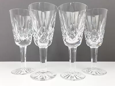 Buy 4 X Waterford Crystal Lismore Pattern Sherry / Wine Glasses 13 Cm Vintage Signed • 37.99£