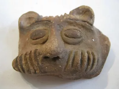 Buy Cat, Lion, Jaguar Clay Pottery Shard Handle, Pre-Colombian? Ancient Crete? Nice • 28.45£