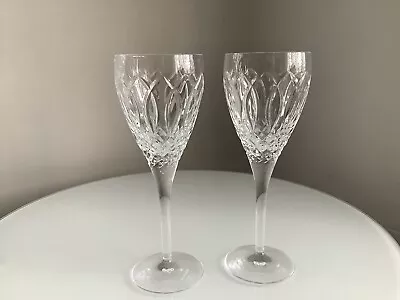 Buy 2 X Stuart Crystal Windsor Wine Glasses 8 1/4” Tall • 38£