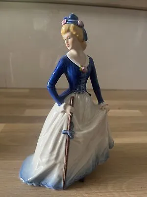 Buy -~Goebel-~ China Lady Figure The Shepardess Costume 1787 - Has Small Chip￼ • 24£