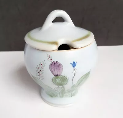 Buy Buchan Portobello  Stoneware Pottery Lidded Jar Thistle Design  • 8.99£
