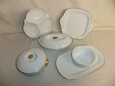 Buy C4 Porcelain Royal Worcester - White & Gold - Gilded Oven-to-table Ware - 8A1A • 24.99£