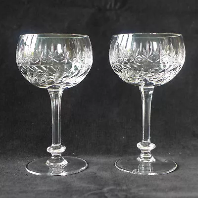 Buy Beautiful Pair Of Vintage Saucer Champagne Glasses Possibly Webb Corbett -superb • 28£