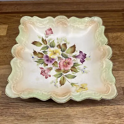 Buy Carlton Ware Blush Ivory Hand Painted Floral Bowl Antique Victorian C1890 • 18£