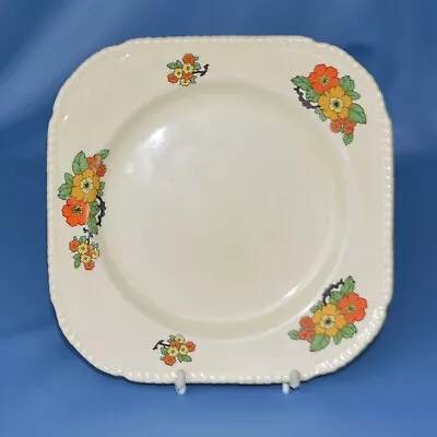 Buy Art Deco Staffordshire Cake Plate With Knot Backstamp • 7£